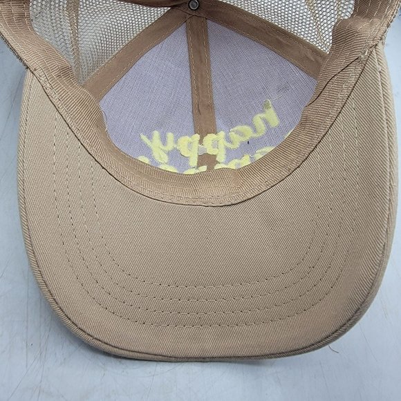 C.C Happy Camper Womens Ponycap Adjustable Hat Cap Comfort Breathable Casual - Picture 9 of 9